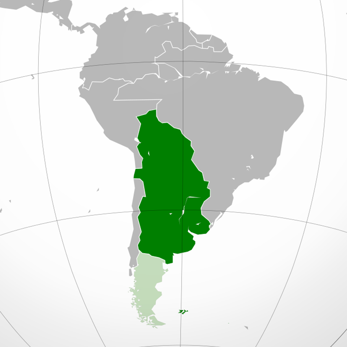 Map showing the Viceroyalty of the Río de la Plata in 1795 across southern South America.