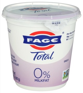 Fage Total 0% Greek yogurt · 32 oz